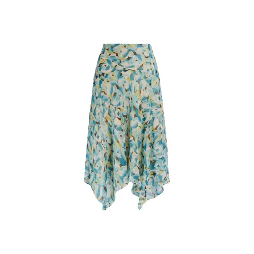 LAUREN RALPH LAUREN FW24 Повседневная длинная юбка женская многоцветная