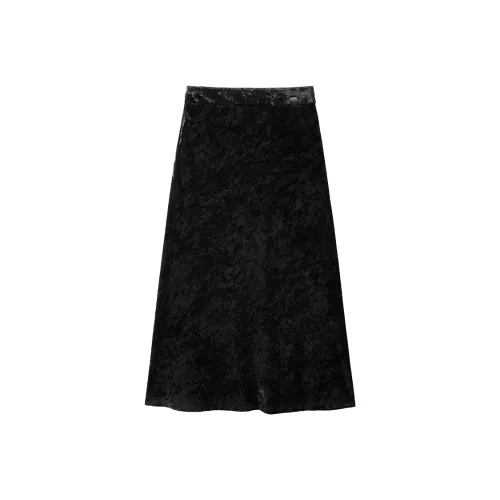 PEACEBIRD Повседневный Длинный Юбка Женские