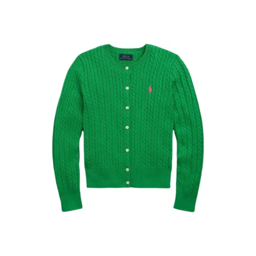 Polo Ralph Lauren Свитер SS24 Преппи Зеленый Детский