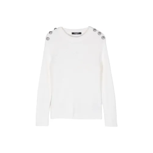 BALMAIN Свитер FW24 Светлый Бежевый Детский