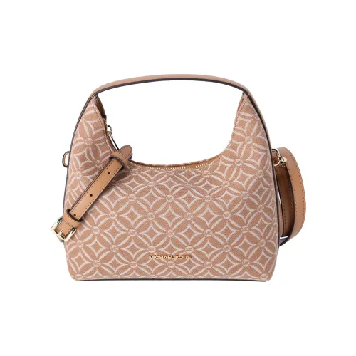 MICHAEL KORS Ember Покрытый холст Сумка Маленькая Женская Абрикосовый Олень Узор Многоцветный