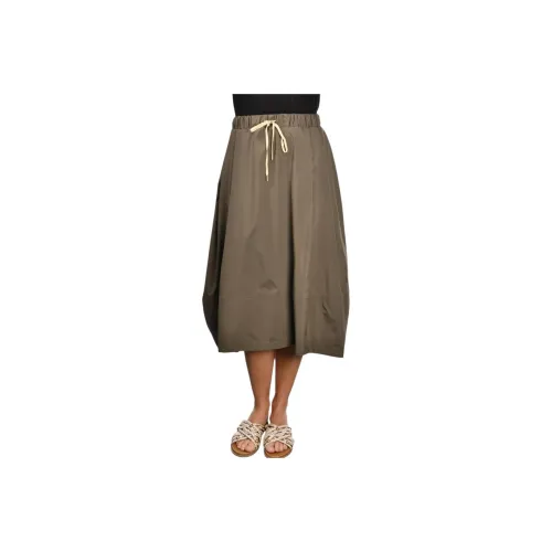 Gran Sasso Повседневный Длинный Юбка Женские Зеленый