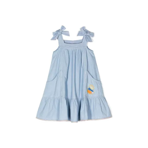 Zimmermann Платье SS23 Светло-Синий Подростки