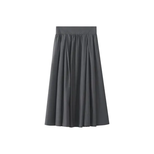 THE SEA LIFE 25 Spring Casual Long Skirt Women's Blue Gray