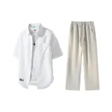 Белый + Вересковый серый