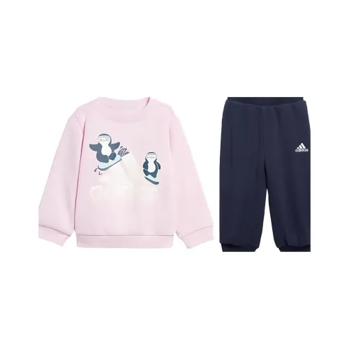 Adidas Розовый + Легендарный Чернильно-Синий Kids Комбинезоны / Ползунки