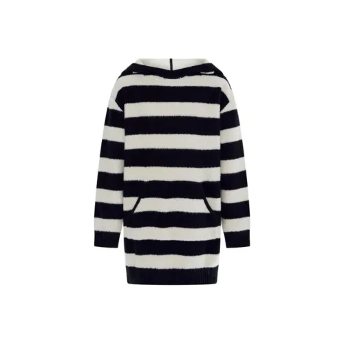 Little MO CO. Детское платье подростков черно-белые полосы