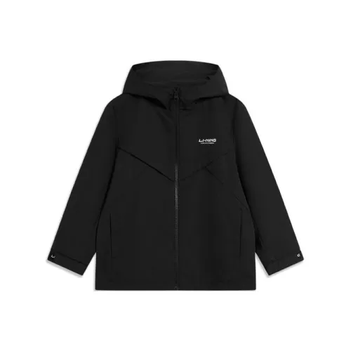 LINING YOUNG Куртка Sports Life Collection Черная Детская