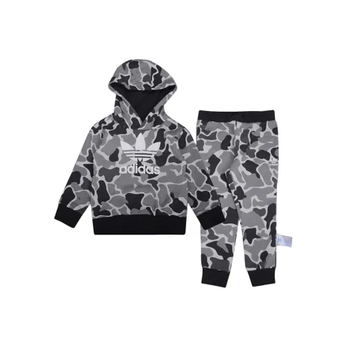 Adidas Originals Повседневная спортивная одежда Серый черный для детей 3-7 лет