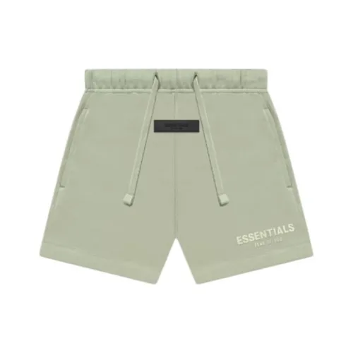 Fear of God ESSENTIALS SS22 KIDS Шорты Детский Серый Зеленый