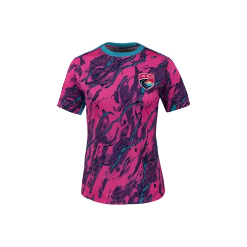 nike FCNWSL Футбол Джерси Женские Хлорный Синий Лазерный Розовый