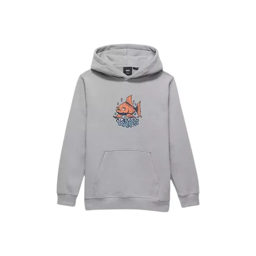 VANS KIDS Рыбка Loose Пуловер Толстовка Свитшот Цементный Смешанный цвет Подростки