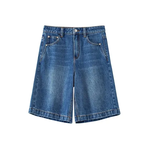 Roselingling Джинсовые шорты Женские Capri Blue