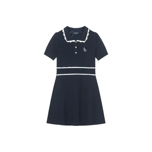 HAZZYS Детское платье темно-синий цвет