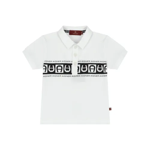 Aigner Kids Белая Детская Рубашка