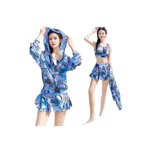 Барби Двухкомпонентный Купальник Женский Набор из 3 Штук