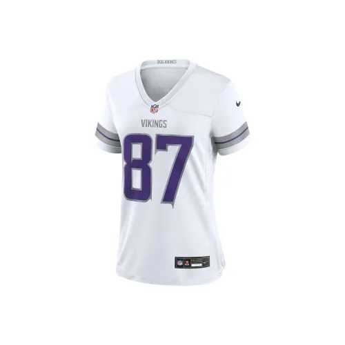 nike T.J. Hockenson Minnesota Vikings Футбол Джерси Женская Белая