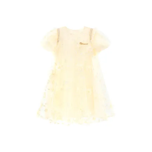 Disney Детское платье бежевого цвета для дошкольников