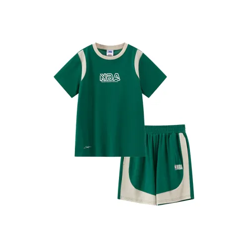 NBA Повседневная спортивная одежда Зеленый Детский