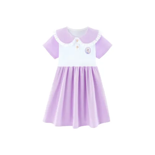 Disney Детское платье фиолетового цвета для детей в возрасте 3-7 лет