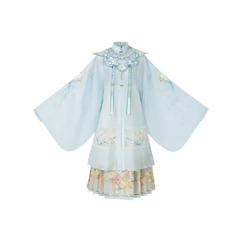 Cloud Hidden Moon Embroidery Ханьфу Женские