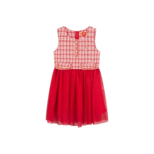 Hush Puppies Детское платье цвет кораллово-красный