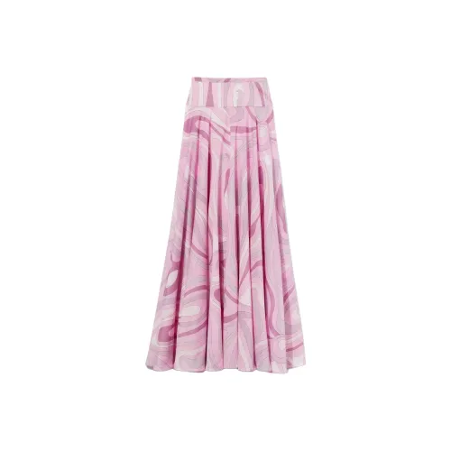 EMILIO PUCCI Светло-розовый Женские Повседневные Длинные Юбки