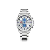 Серебристо-белый