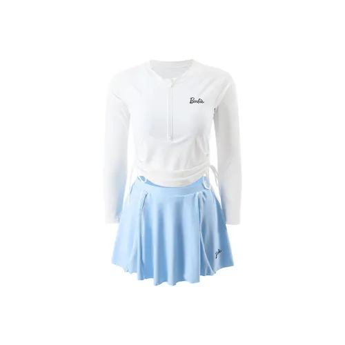 Барби Двухкомпонентный Купальник Женский Синий Белый