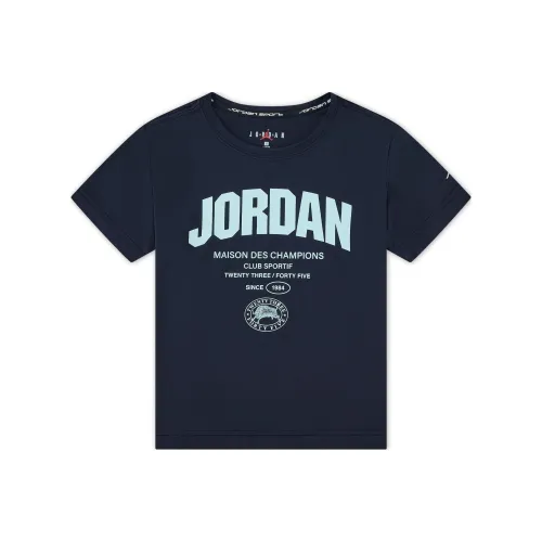 Джордан DES T Рубашка Черная Детская для детей 3-7 лет