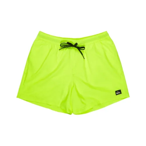 Quiksilver Желто-зеленые Мужские Пляжные Шорты