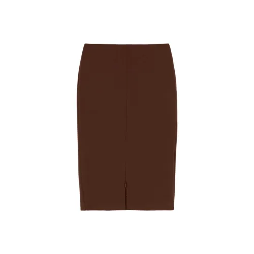 PINKO Повседневный Длинный Юбка Женские Коричневый