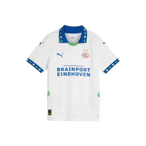 PUMA Red Bull Salzburg SS24 T-Shirt Белый Синий Детский