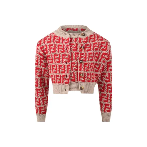 FENDI Красный Kids Свитера