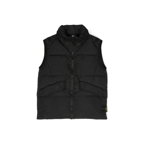 STONE ISLAND Черные Детские Жилеты