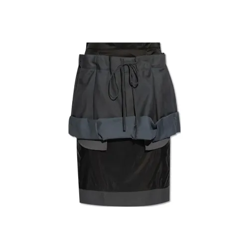 Maison Margiela Повседневный Длинный Юбка Женские Черный