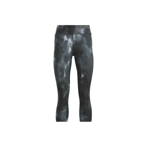 Reebok Identity Training Capri Leggings Спортивные Брюки Женские Черные