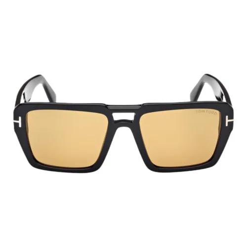 TF Ацетат Aviator Солнцезащитные очки Унисекс Черный