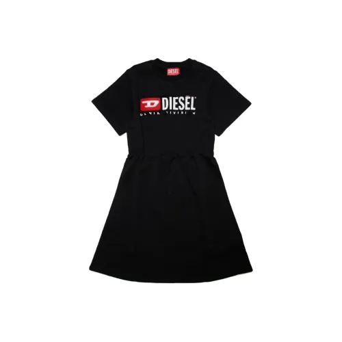 DIESEL Черные Платья для девочек