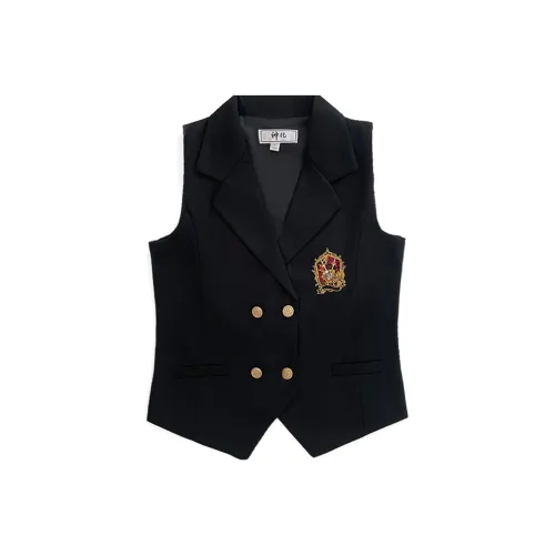 SHENBEI JK UNIFORM Женская Шип Розовый Одинарный Жилет