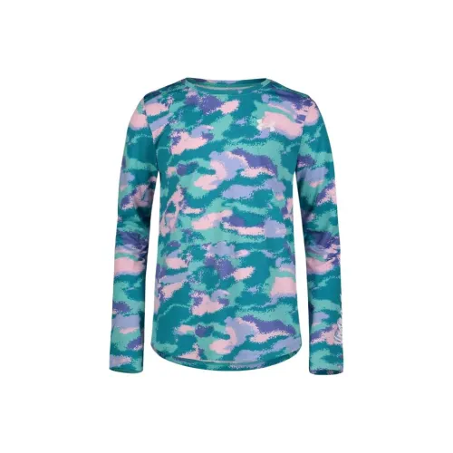 Under Armour UA UPF T-рубашка изумрудная для детей