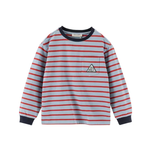 DAVE BELLA T-рубашка красно-синие полосы детская