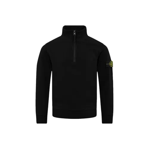 STONE ISLAND Черный Kids Свитеры
