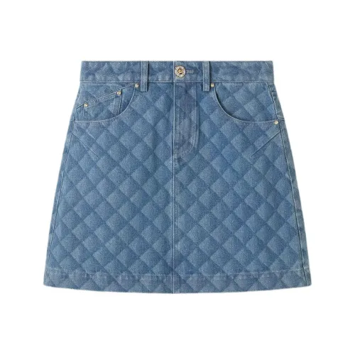 Karl Lagerfeld Джинсовые короткие юбки Женские Светло-синие