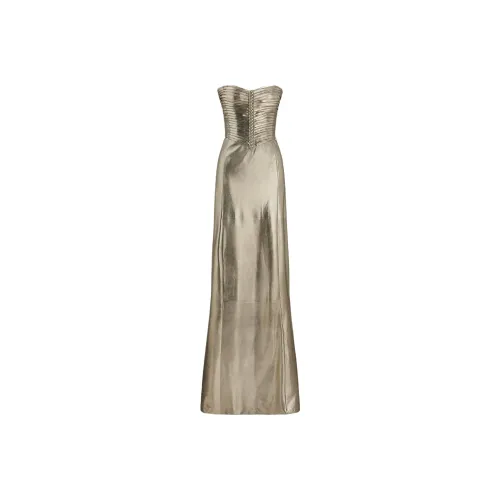 Ralph Lauren Collection Золотые Женские Вечерние Платья