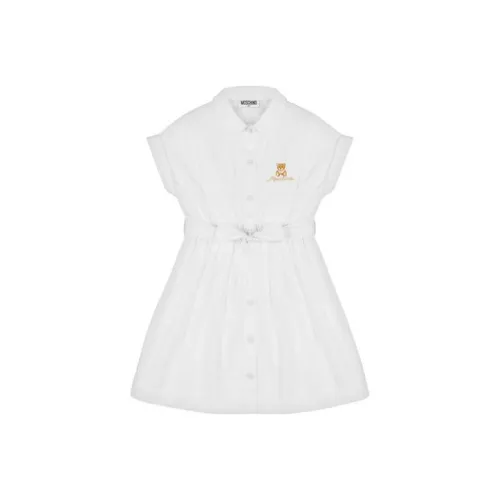 MOSCHINO Белые Платья для Детей