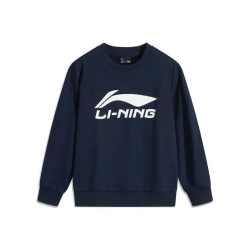 LINING YOUNG Толстовка Sports Life Collection Темно-морской синий Подростки