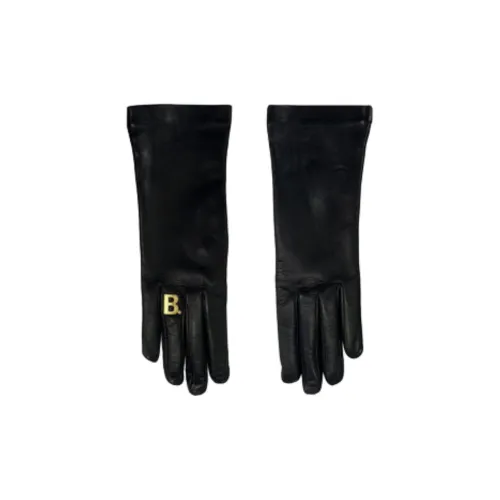 Balenciaga Перчатки из овечьей кожи унисекс черный