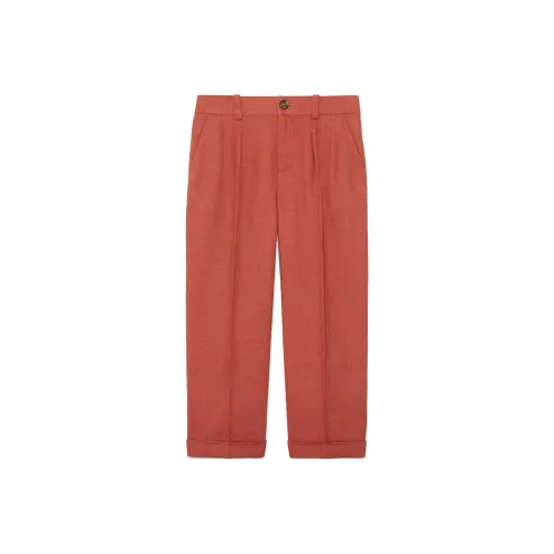 Детские GUCCI Вязаные Тренировочные Штаны Светло-Красные