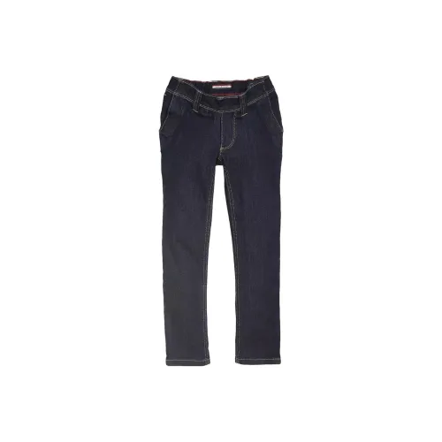 Tommy Hilfiger Джинсы Детская одежда Seated Форма Тонкий Straight Jean Bottoms Каньон Озеро Темно-синий Детский